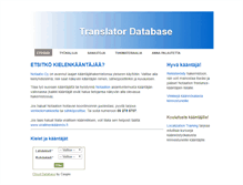 Tablet Screenshot of kaannostoimisto.fi